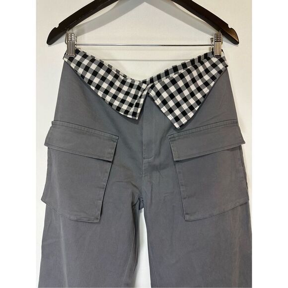 Twill Fold checker waist pants - Picture 4 of 8